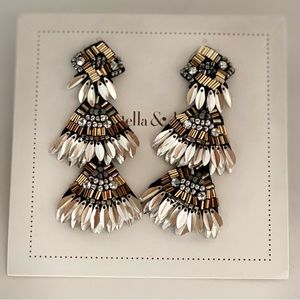Stella & Dot Emma Chandelier earrings - used for display only, w/original box